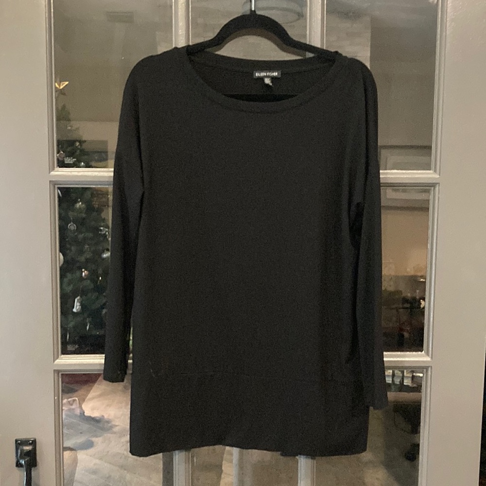 Eileen Fisher Tunic Top in Black